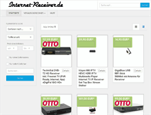 Tablet Screenshot of internet-receiver.de
